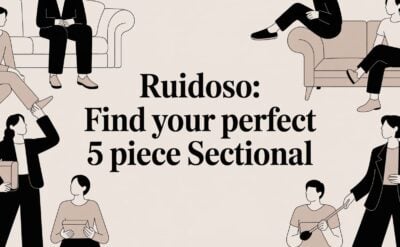 5 piece sectional furniture illustration