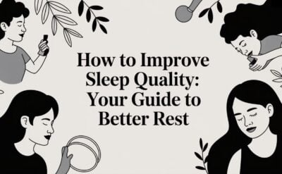 how to improve sleep quality women resting