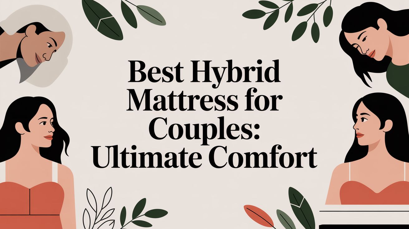 best hybrid mattress for couples illustration