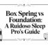 box spring vs foundation mattress support