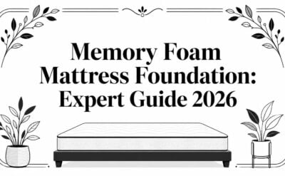 memory foam mattress foundation bed illustration