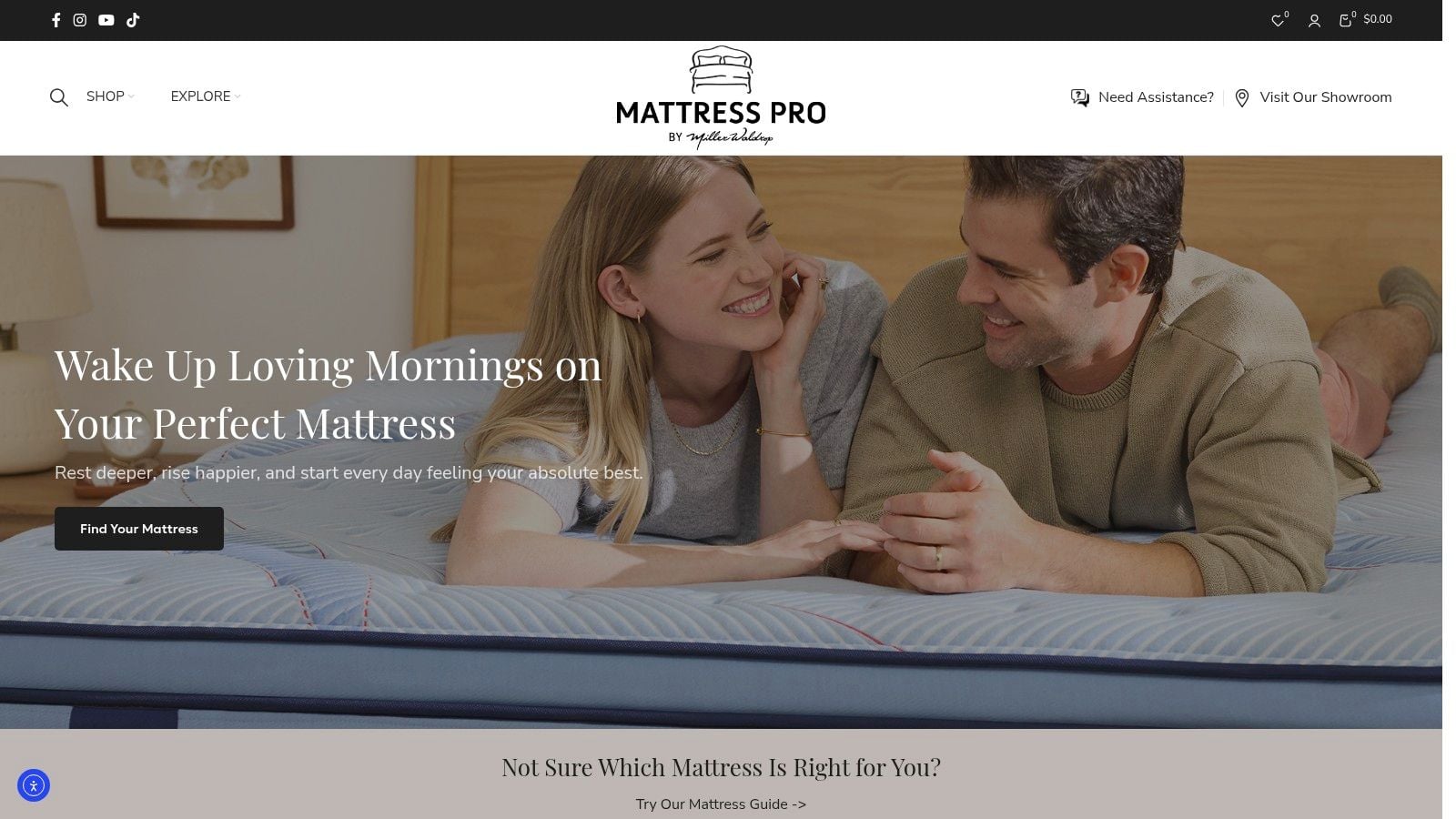 Screenshot from https://millerwaldropmattresspro.com