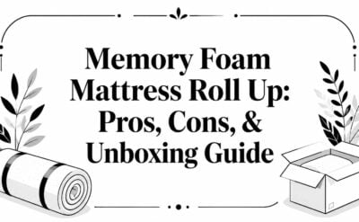 memory foam mattress roll up mattress guide