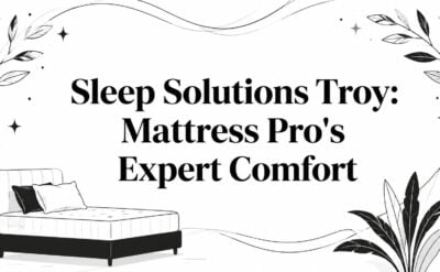 sleep solutions troy mattress bed