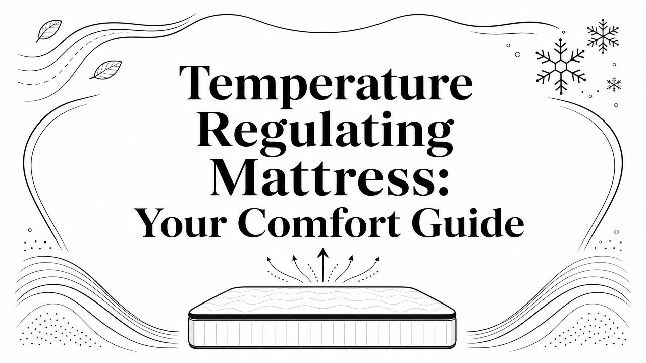 temperature regulating mattress cooling mattress