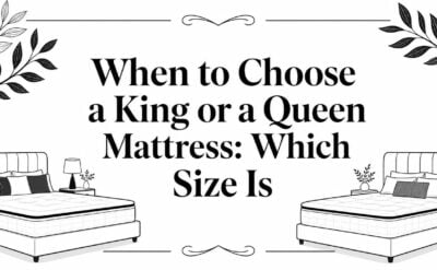 when to choose a king or a queen mattress bed comparison