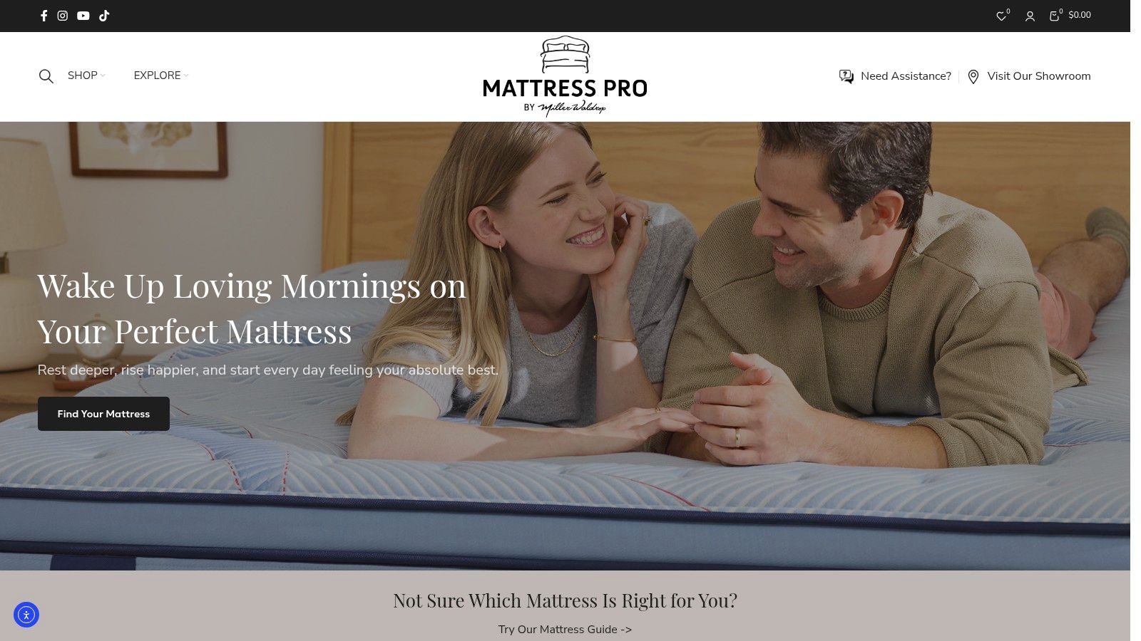 Screenshot from https://millerwaldropmattresspro.com
