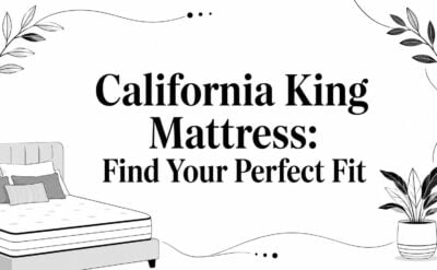 california king mattress bed illustration