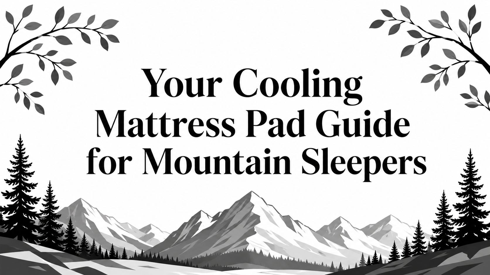 cooling mattress pad mountain sleepers