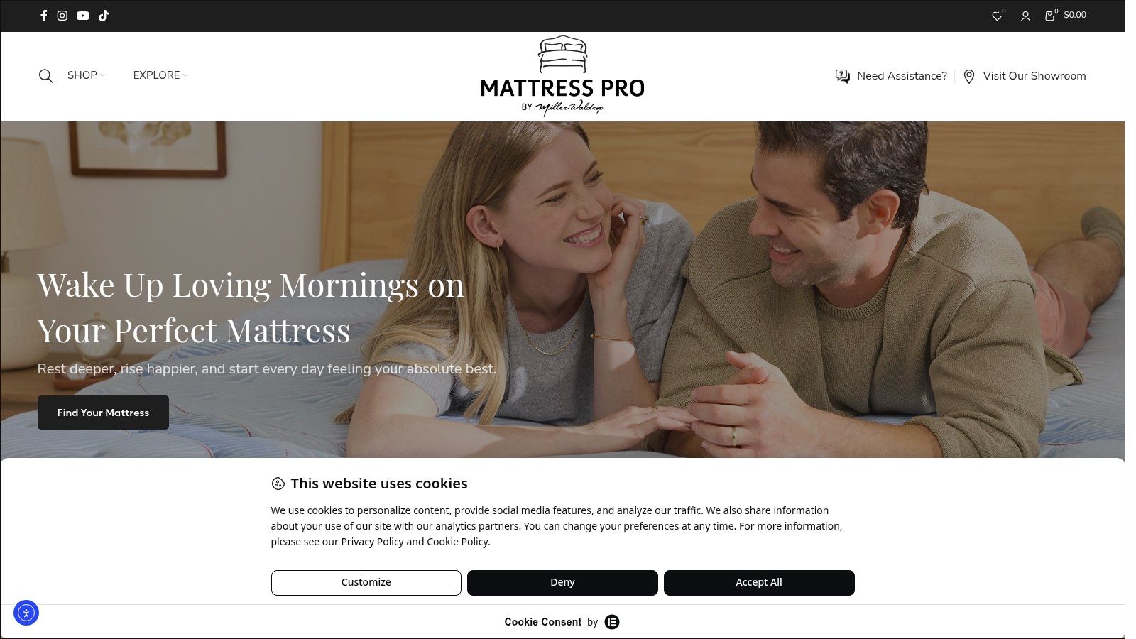 Screenshot from https://millerwaldropmattresspro.com