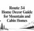 route 54 home decor mountain cabin