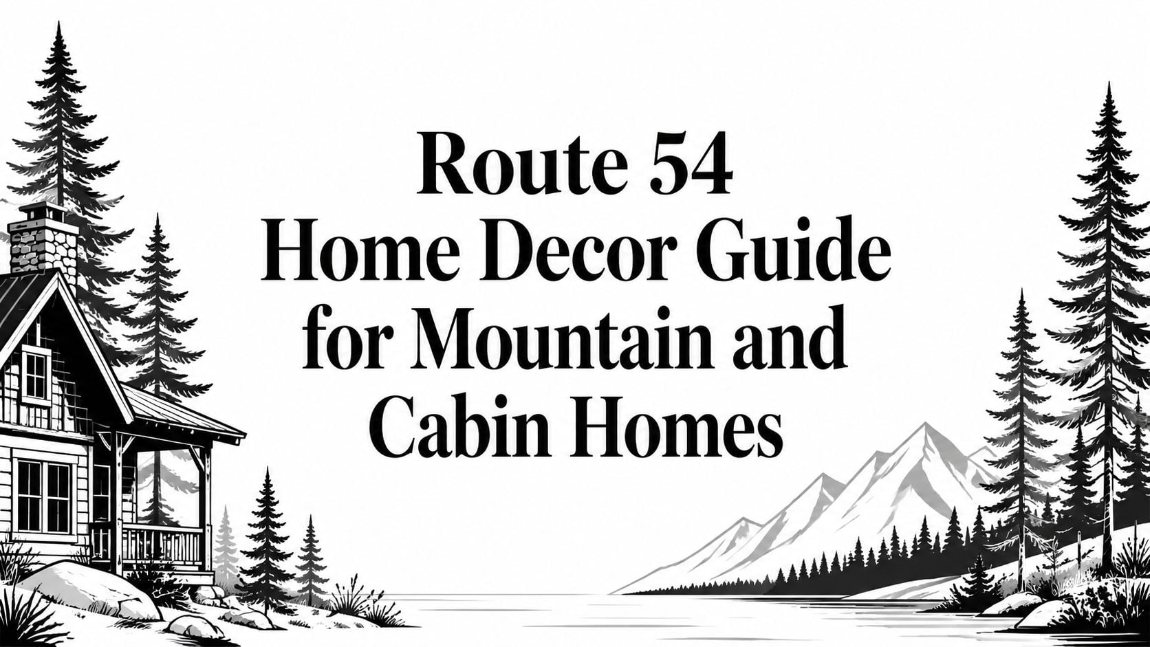 route 54 home decor mountain cabin