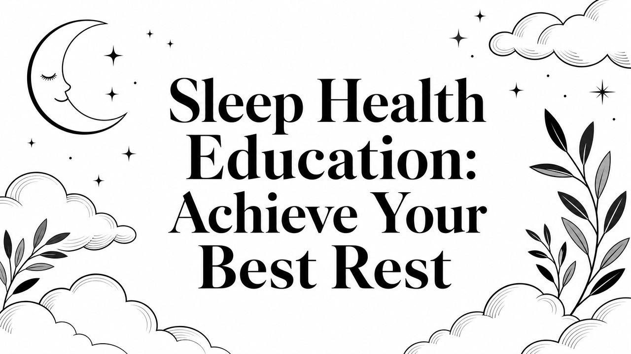 sleep health education sleep tips