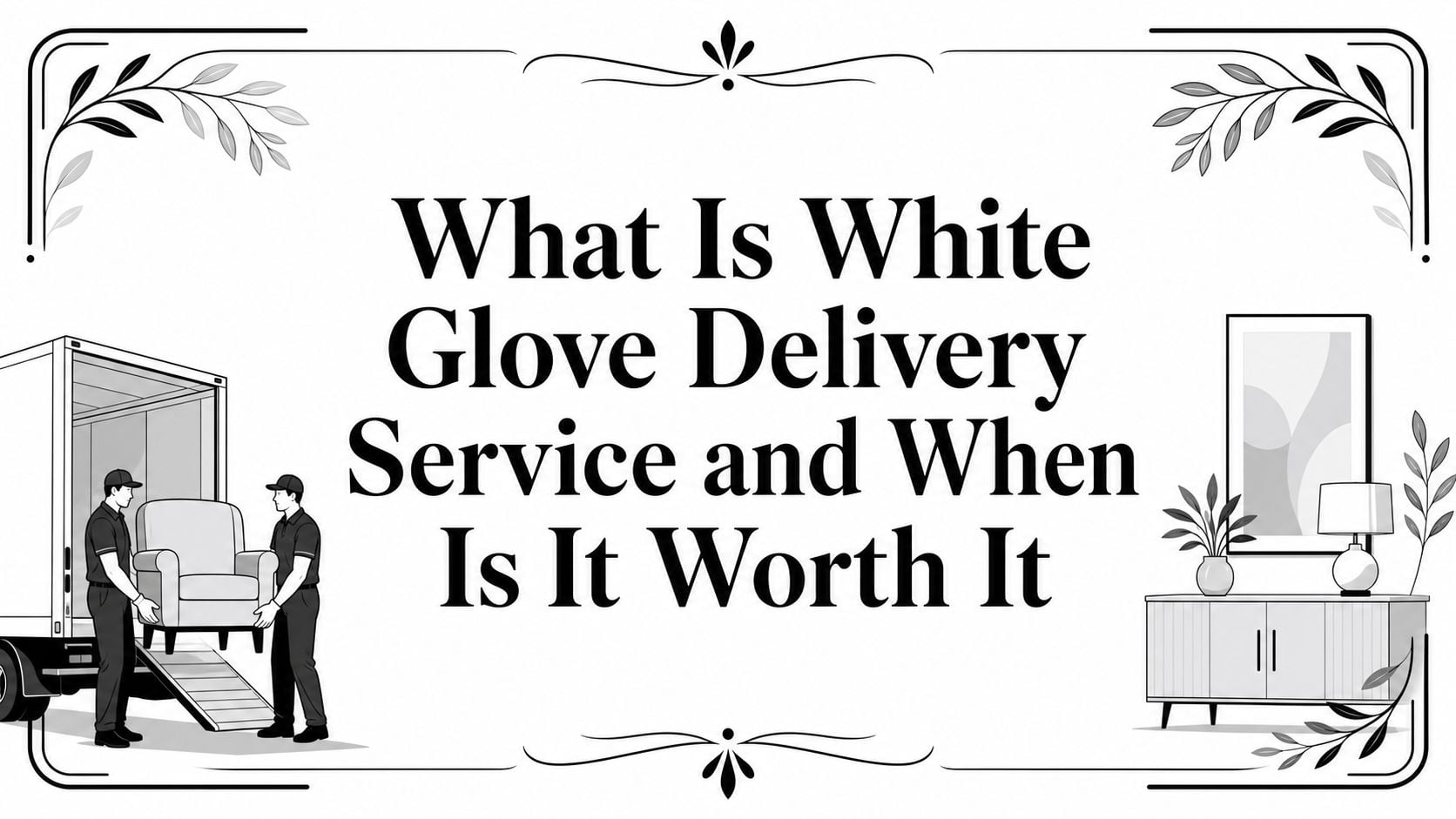what is white glove delivery service furniture delivery