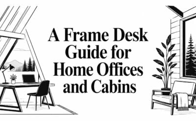 a frame desk home office