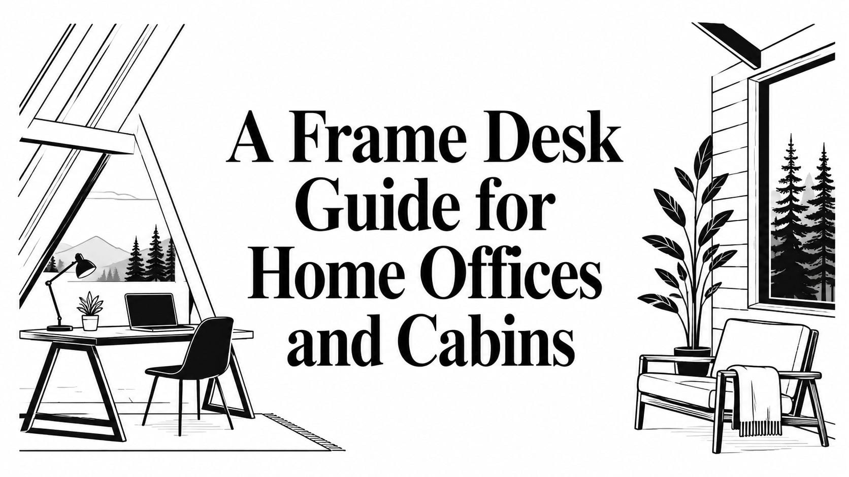 a frame desk home office