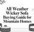 all weather wicker sofa outdoor furniture