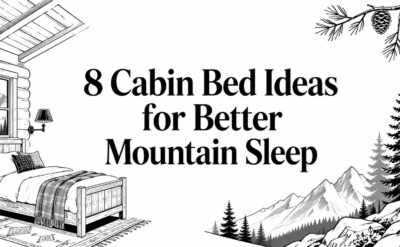 cabin bed ideas mountain bedroom