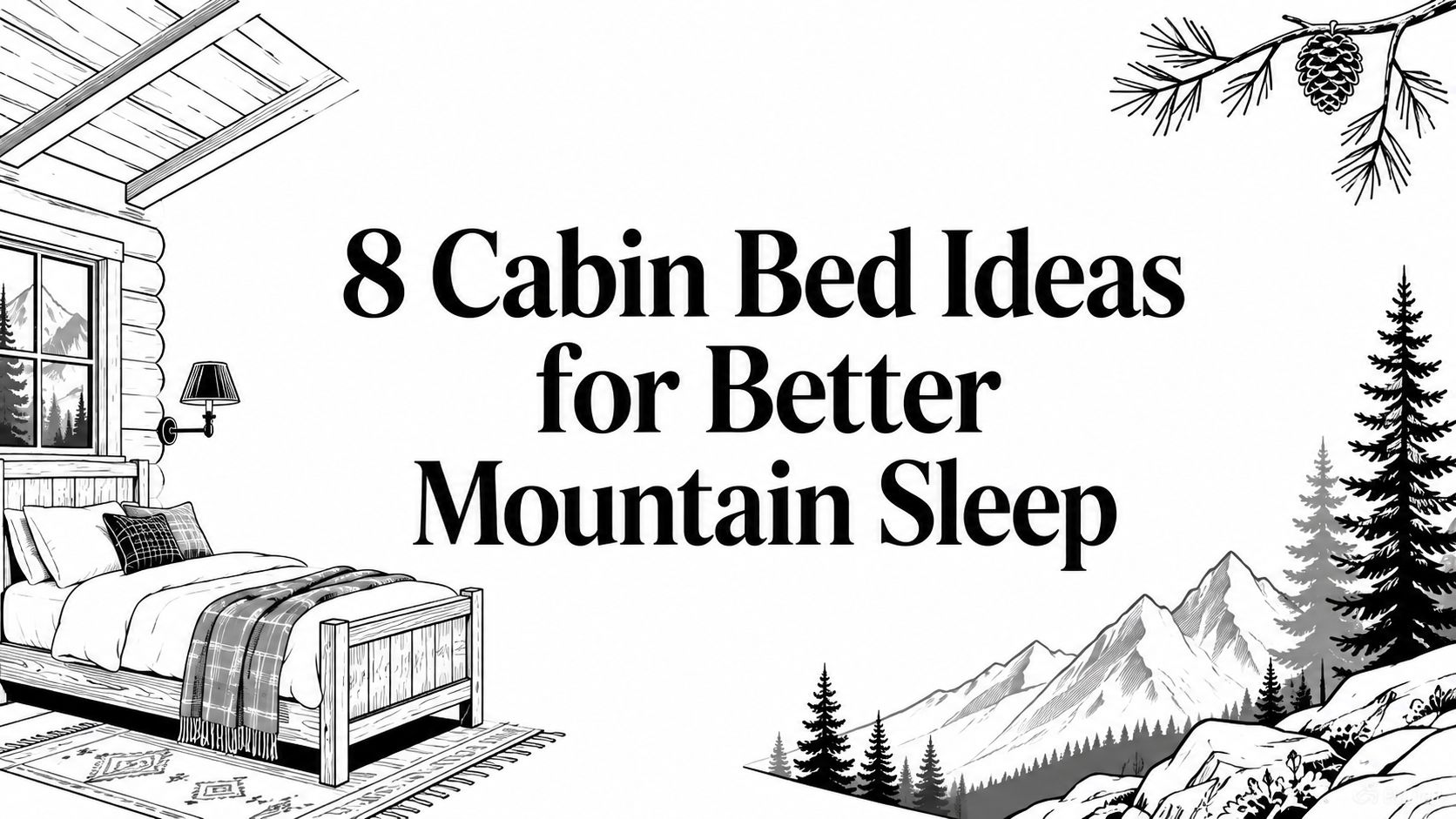 cabin bed ideas mountain bedroom
