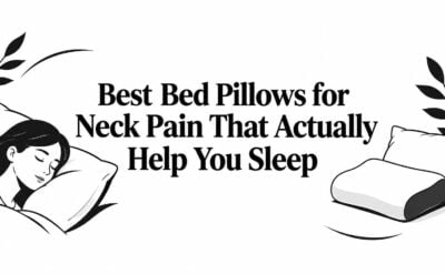 best bed pillows for neck pain neck pillow