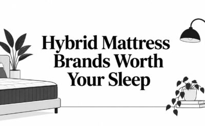 hybrid mattress brands bedroom illustration