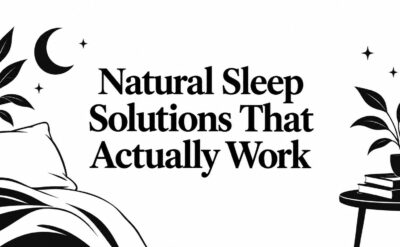 natural sleep solutions bedroom illustration