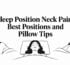sleep position neck sleeping positions
